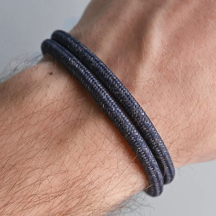 Baraka 8848 Blue Rope Bracelet