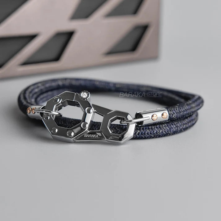 Baraka 8848 Blue Rope Bracelet