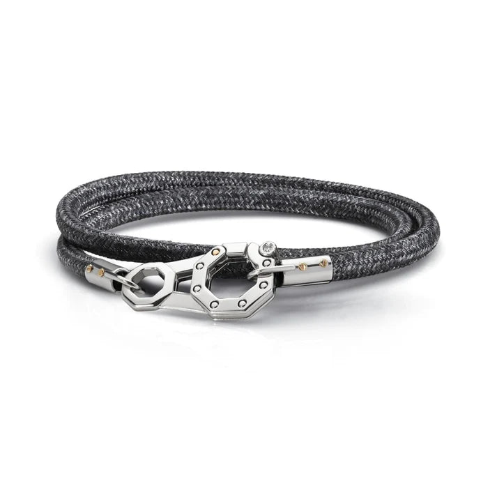 Baraka 8848 Grey Rope Bracelet