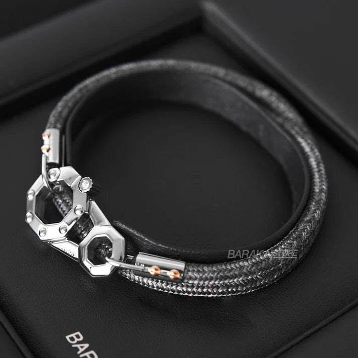 Baraka 8848 Grey Rope Bracelet