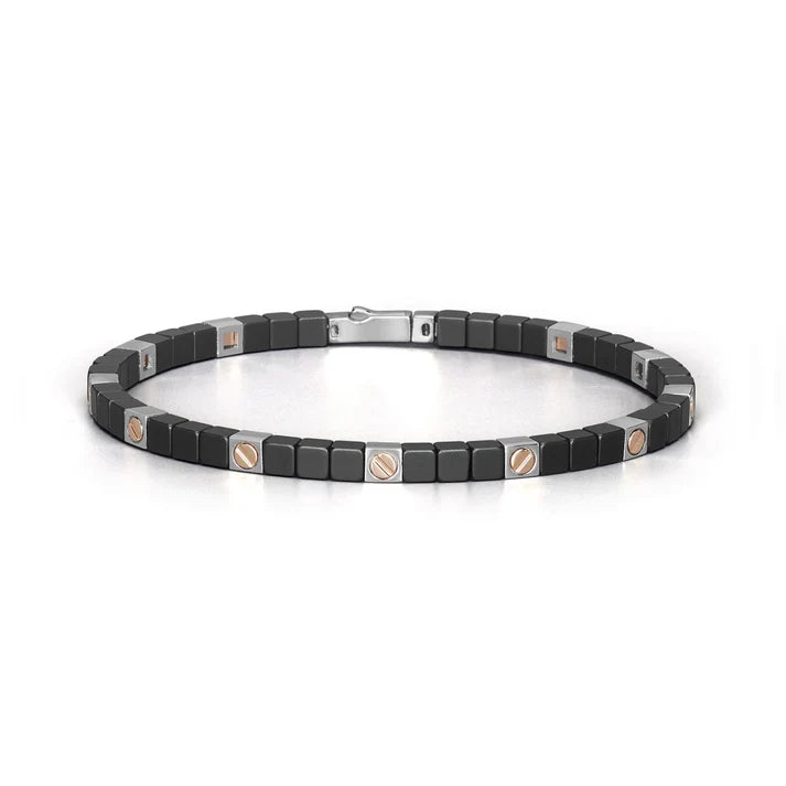 Baraka Cyborg Ceramic Rose Gold Screw Bracelet