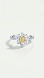 Flora - Oval Yellow Diamond 0.50ct — Levendi Jewellers