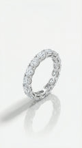Wedding Band - White Gold Round 11 Stone Diamond