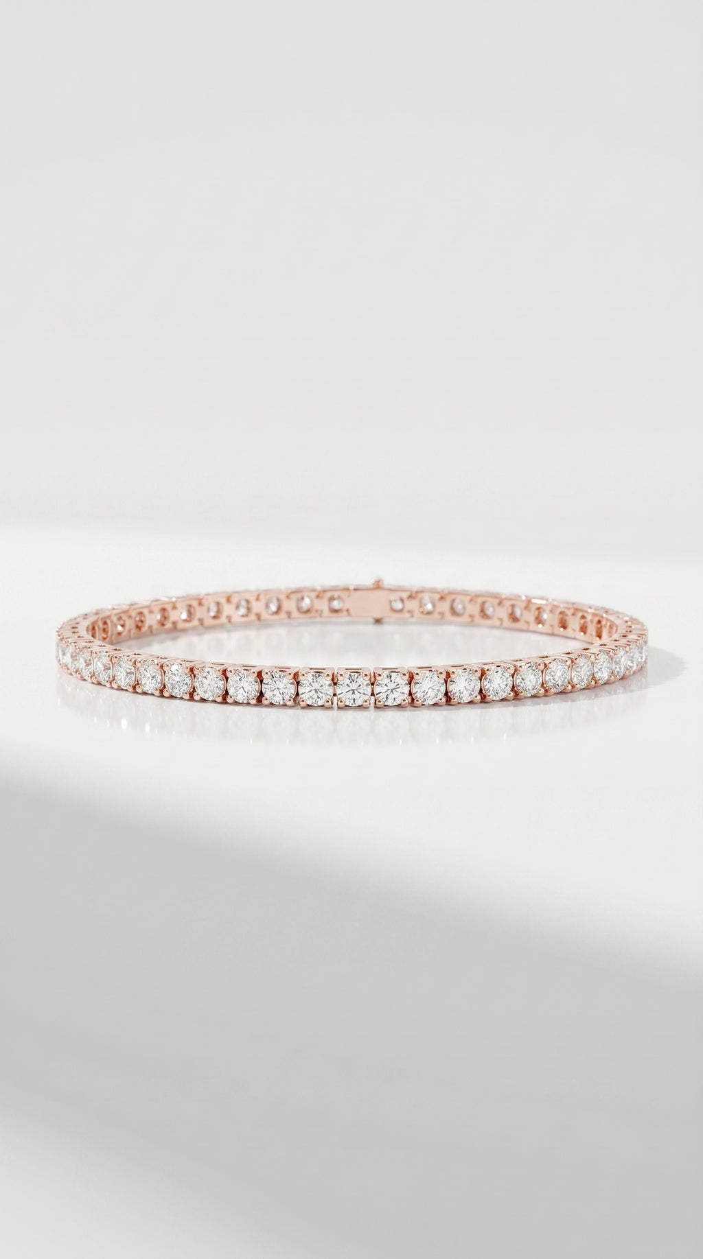 Classic Levendi 4 Claws Diamond Tennis Bracelet, view 3 — Levendi Jewellers