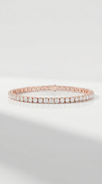 Classic Levendi 4 Claws Diamond Tennis Bracelet, view 3 — Levendi Jewellers