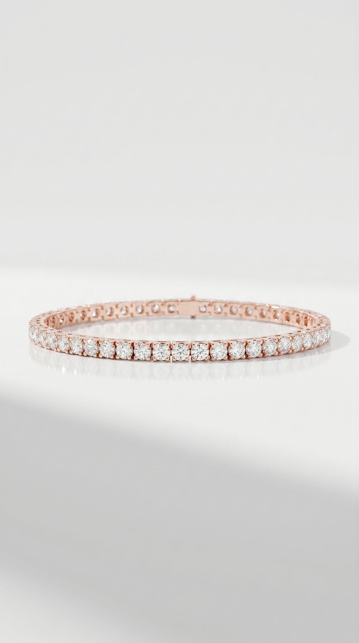 Classic Levendi 4 Claws Diamond Tennis Bracelet, view 3 — Levendi Jewellers