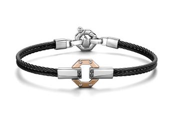 Baraka Bracelet 316L Black Diamonds