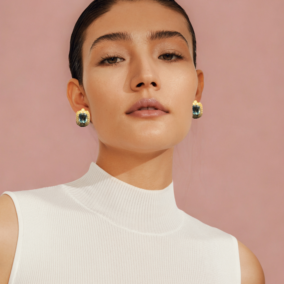 Sofia Levendi – Aquamarine Earrings