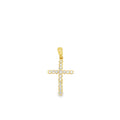 Anna - Medium Yellow Gold Diamond Cross