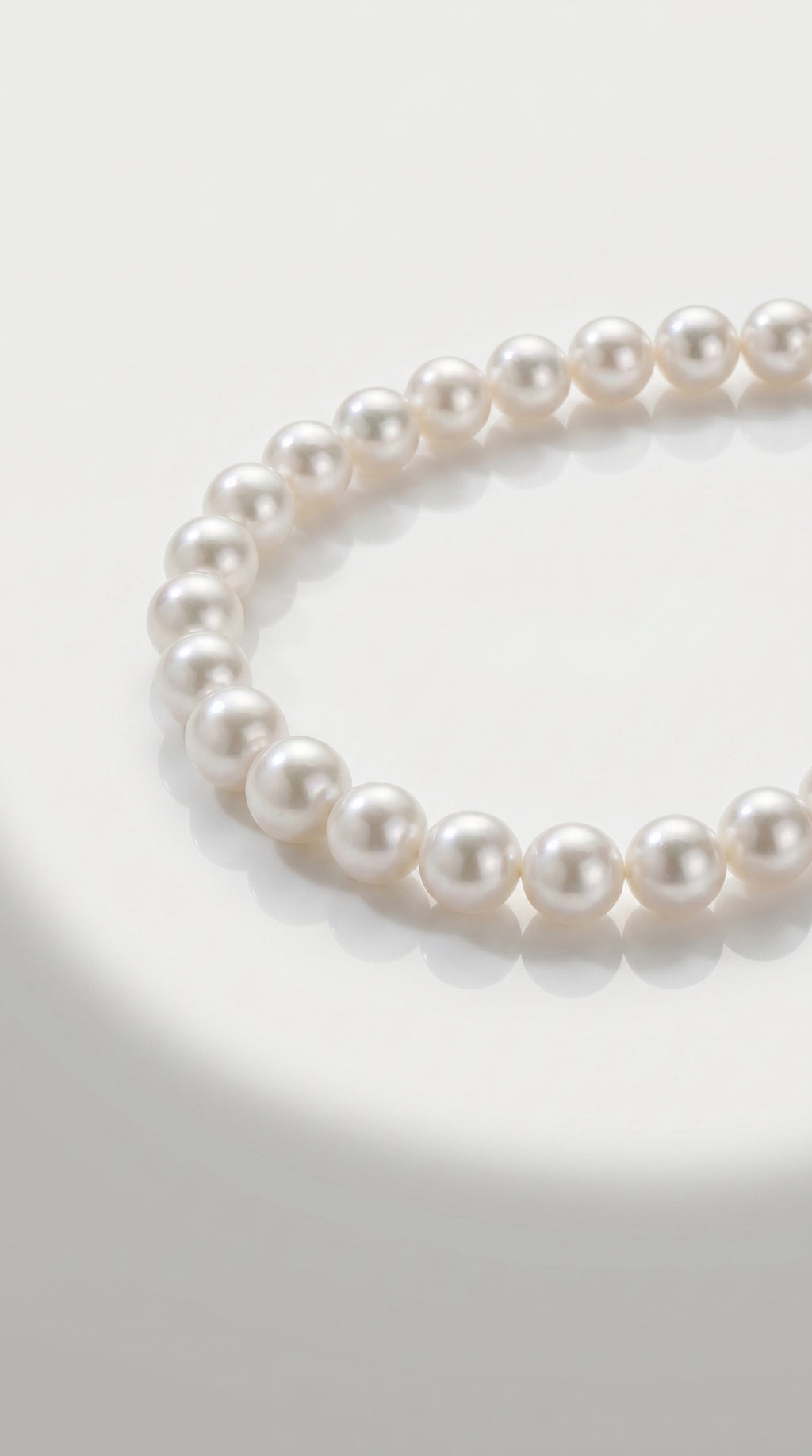 Australian South Sea White Pearl Strand Necklace Graduated 12 - 16 mm, view 2 — Levendi Jewellers