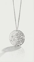 Etoile Circle Diamond Pendant