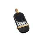Baraka Tag Yellow Gold Pendant — Levendi Jewellers