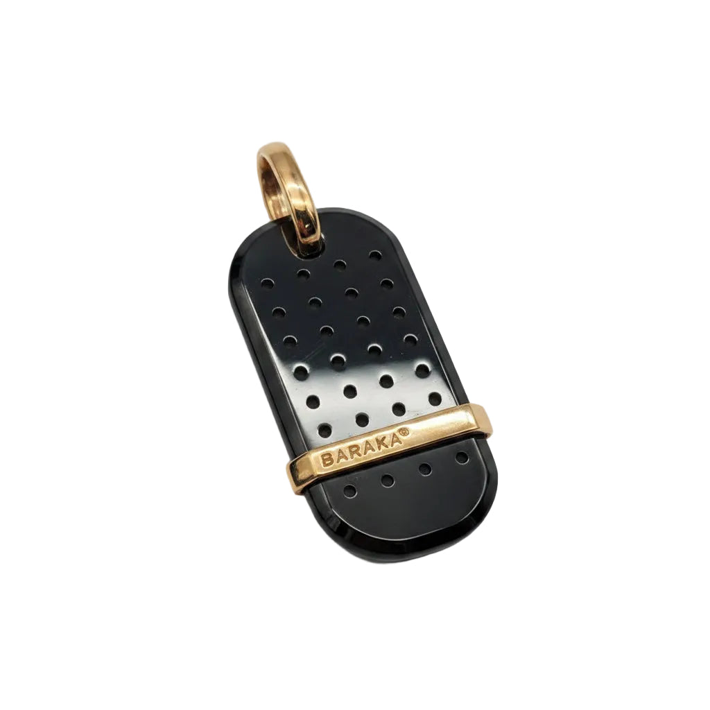 Baraka Tag Yellow Gold Pendant