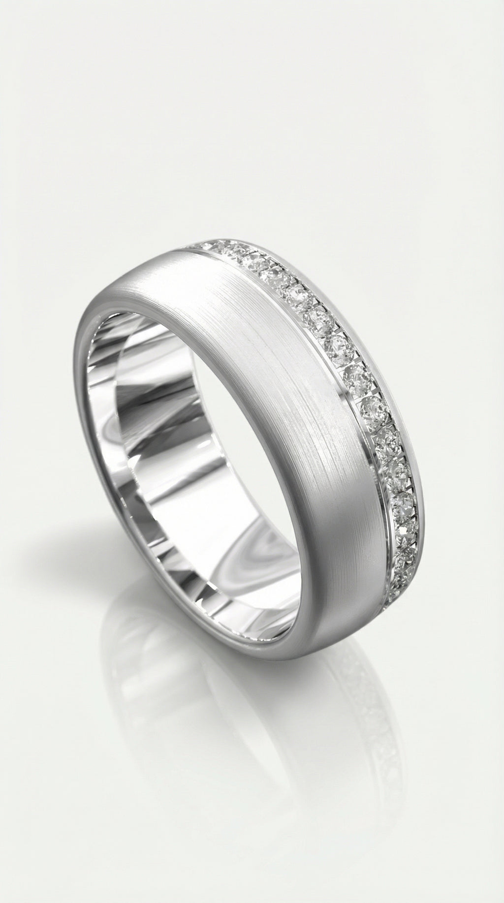 Half Round Full Circle Diamond Ring — Levendi Jewellers