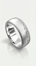 Half Round Full Circle Diamond Ring