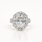 The Athena - Oval Diamond Ring