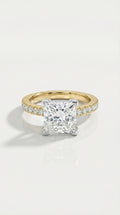 Levendi Classic - Princess Cut Diamond Two Tones