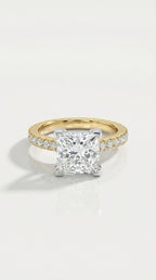 Levendi Classic - Princess Cut Diamond Two Tones — Levendi Jewellers