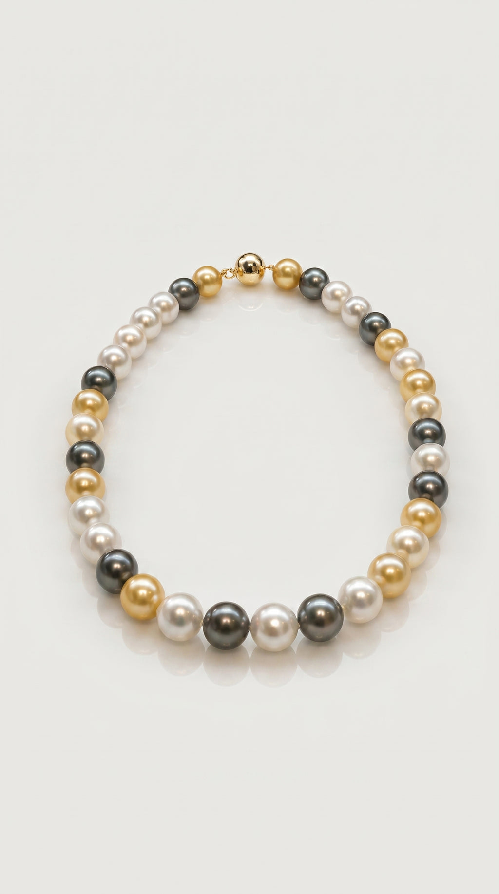 South Sea Pearl Multi Strand Necklace Graduated 12-16mm — Levendi Jewellers
