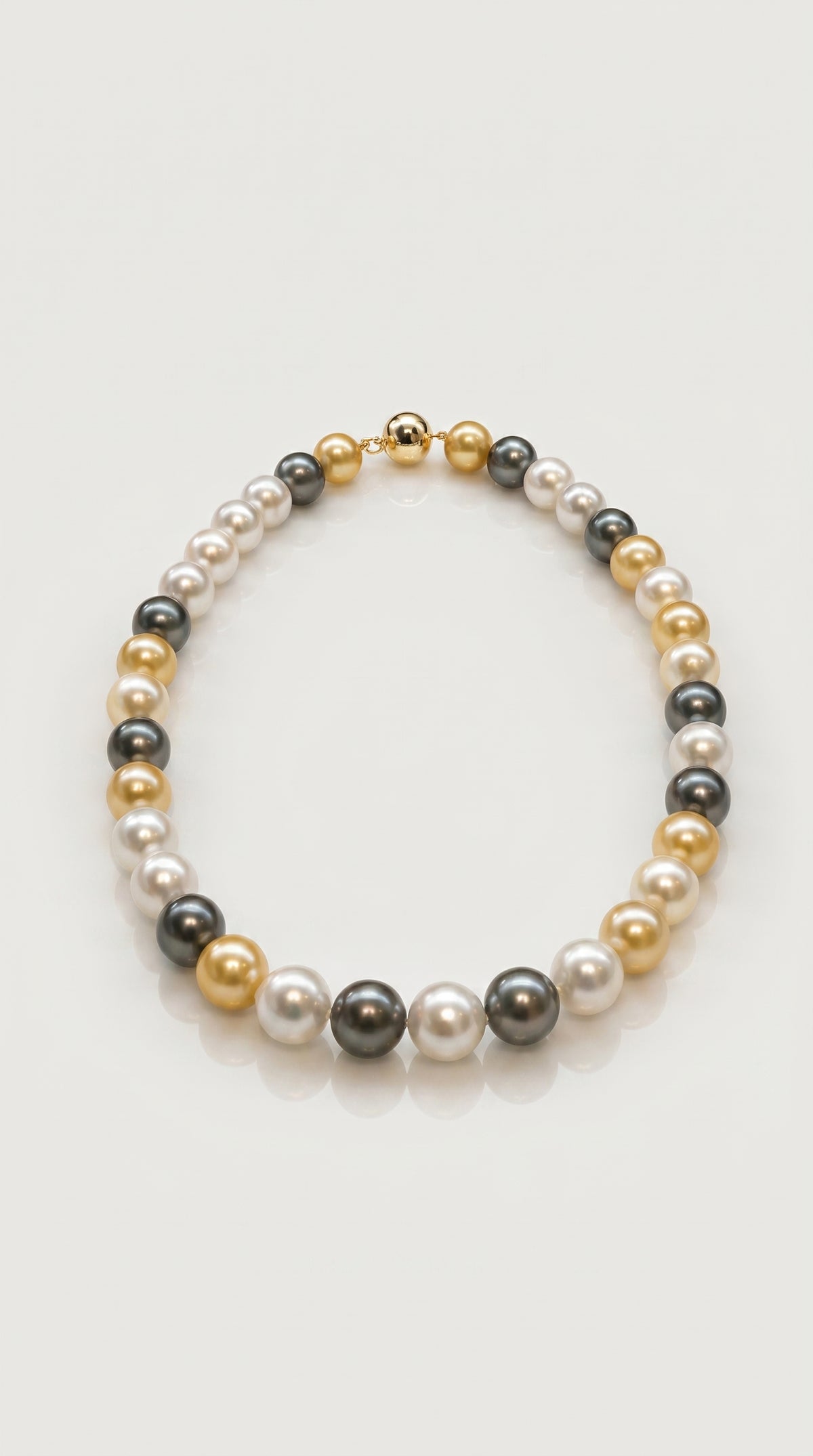 South Sea Pearl Multi Strand Necklace Graduated 12-16mm — Levendi Jewellers