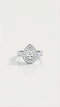 Seraphina Teardrop Diamond Ring