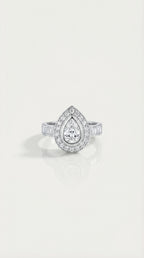 Seraphina Teardrop Diamond Ring — Levendi Jewellers