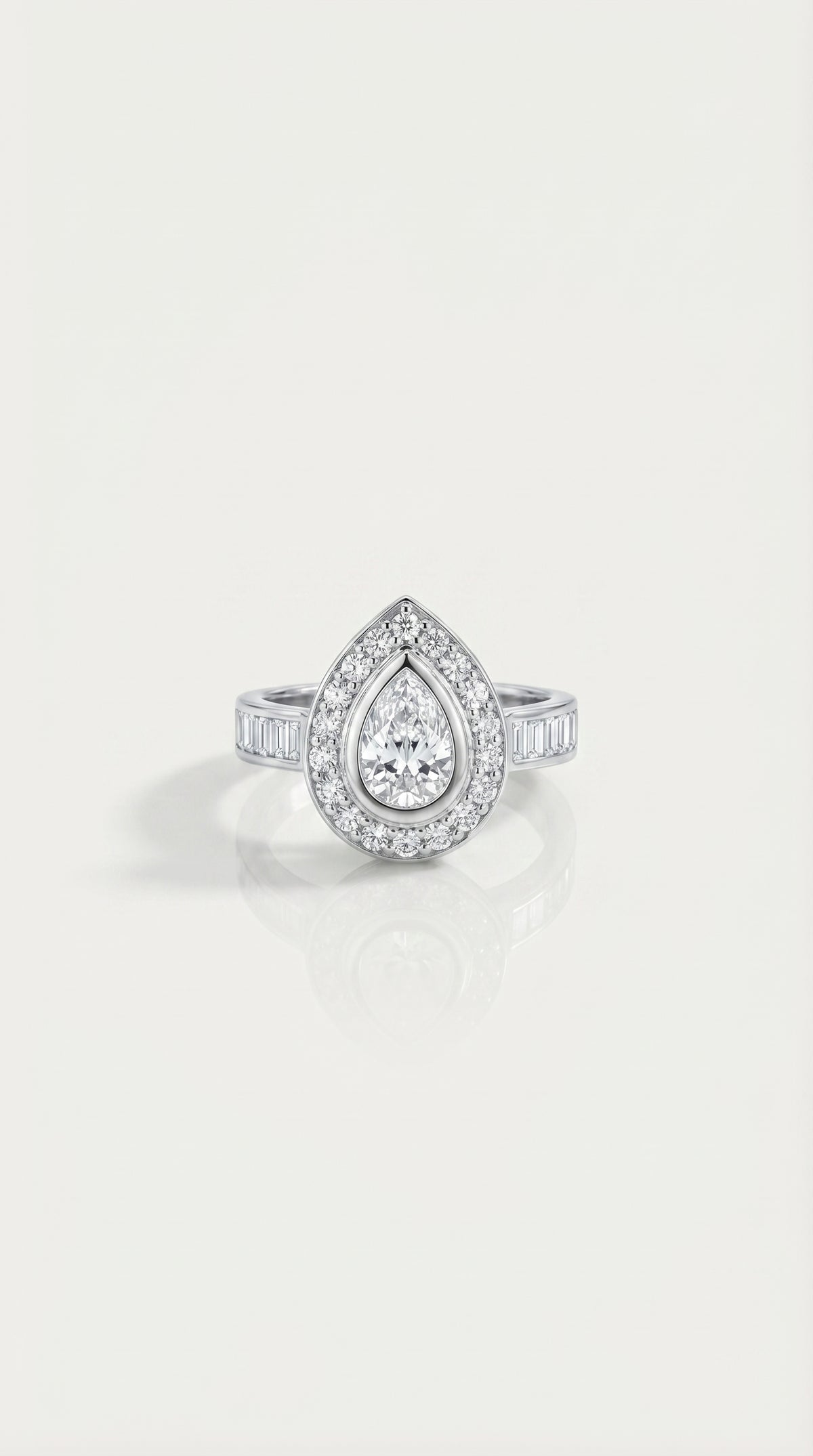 Seraphina Teardrop Diamond Ring — Levendi Jewellers