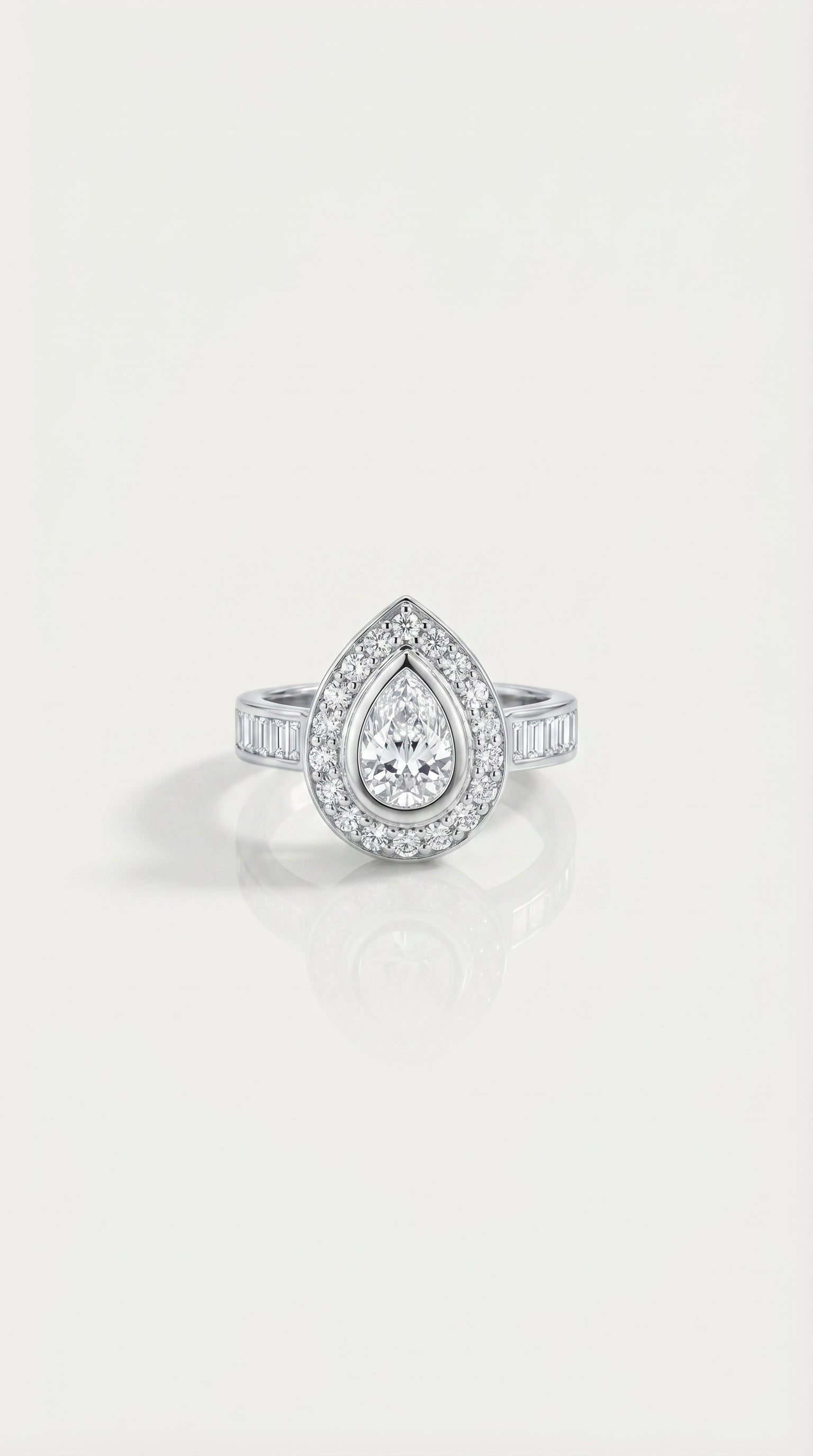 Seraphina Teardrop Diamond Ring