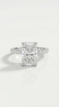 Levendi Classic - Radiant Diamond 5.00ct Engagement Ring