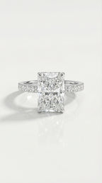 Levendi Classic - Radiant Diamond 5.00ct Engagement Ring — Levendi Jewellers