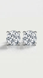 Classic Levendi 4 Claws Diamond Studs — Levendi Jewellers