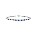 Alternating Sapphire & Diamond Bracelet