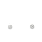 Princess cut Diamond Halo Studs — Levendi Jewellers