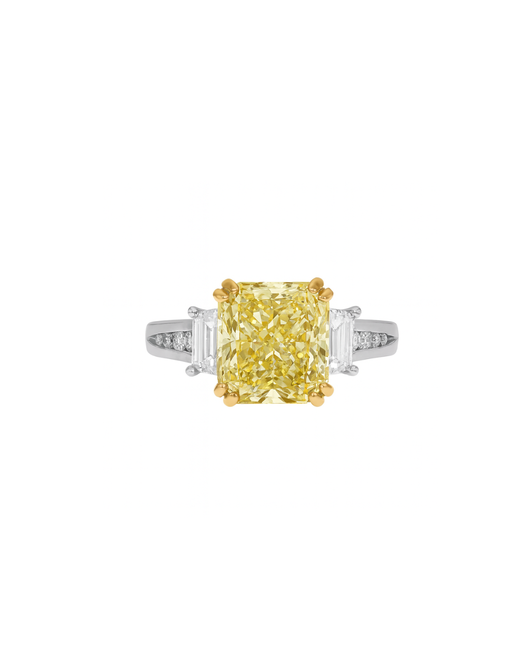 Canary Dream Trilogy Yellow Diamond Engagement Ring