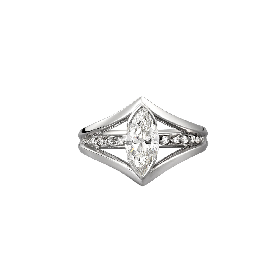 The Ellipse Iconic Marquise Cut Engagement Ring