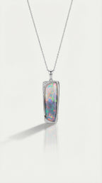 Australian Boulder Opal Pendant - 25.00ct — Levendi Jewellers