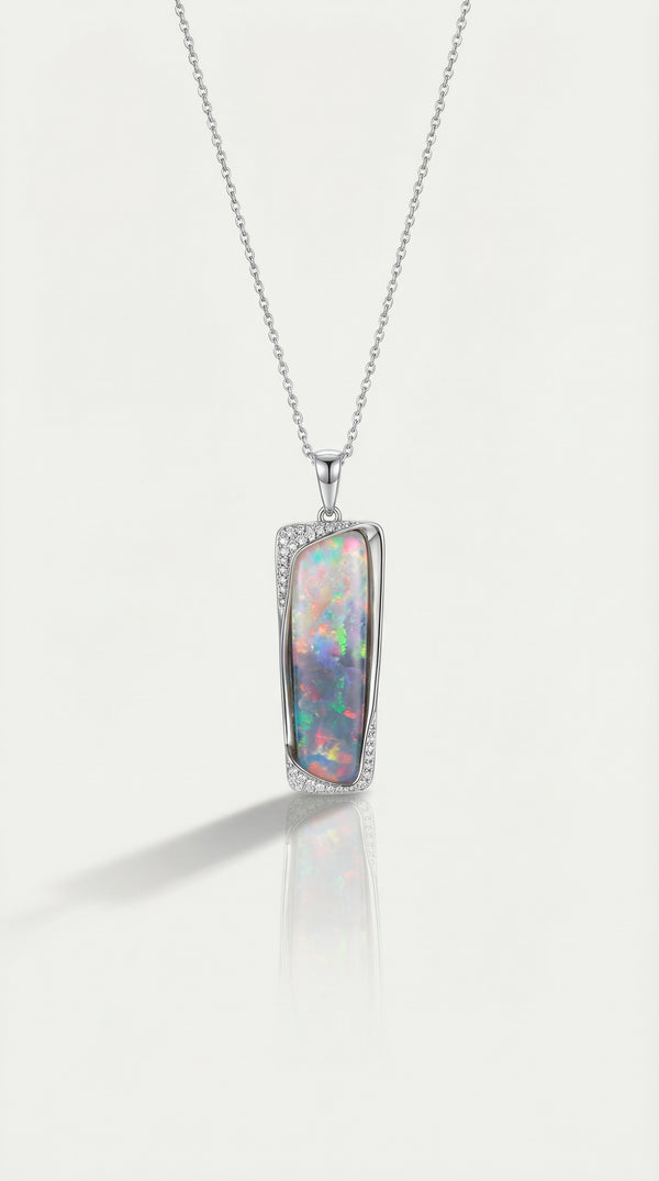 Australian Boulder Opal Pendant - 25.00ct — Levendi Jewellers