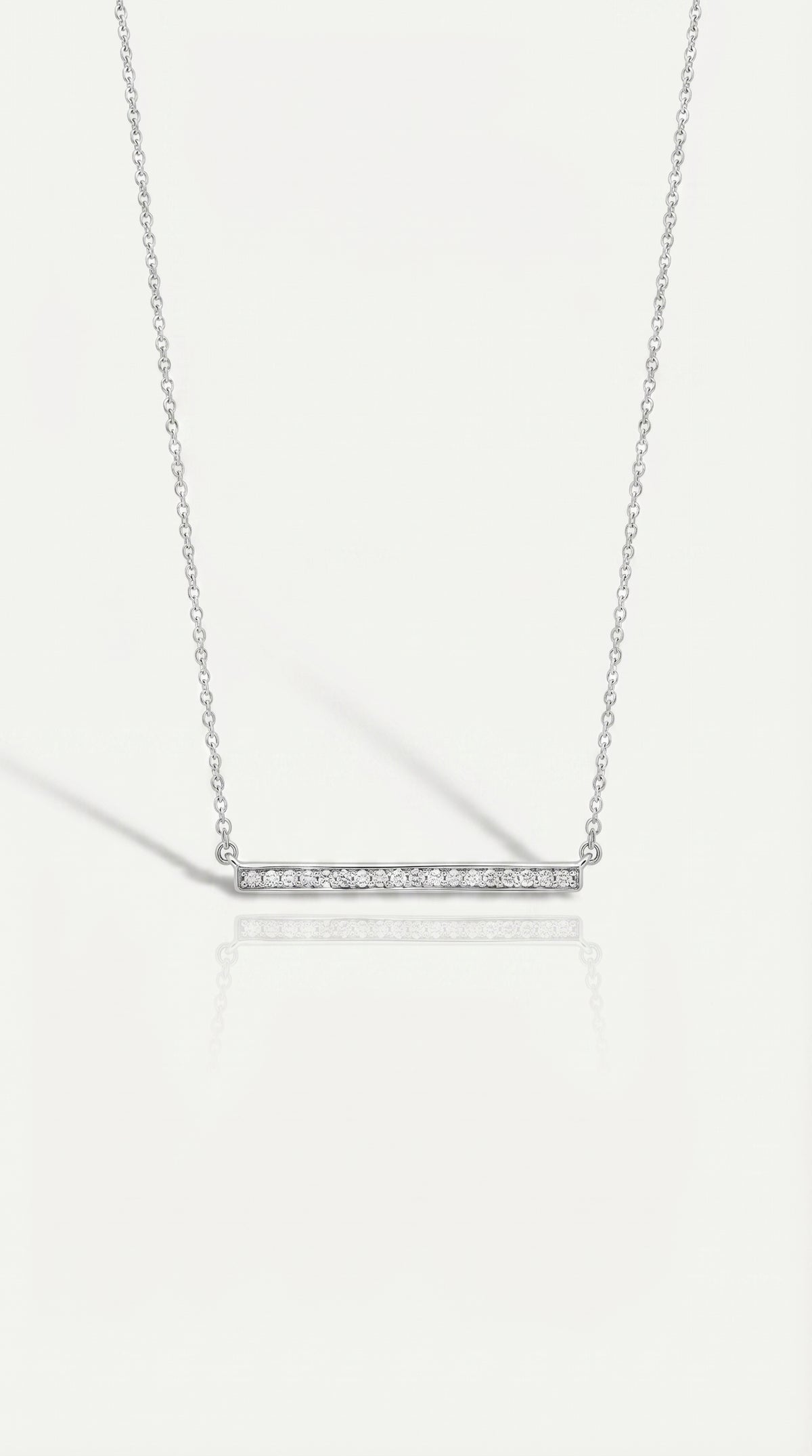 Pure Line - Horizontal Diamonds Pendant — Levendi Jewellers