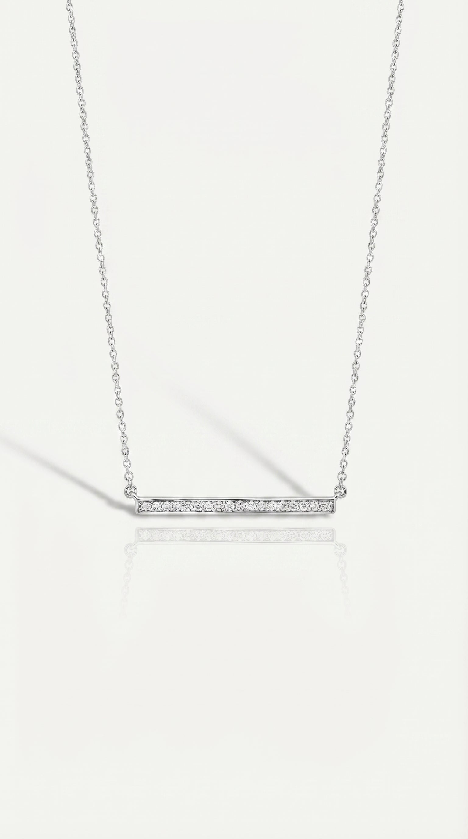 Pure Line - Horizontal Diamonds Pendant