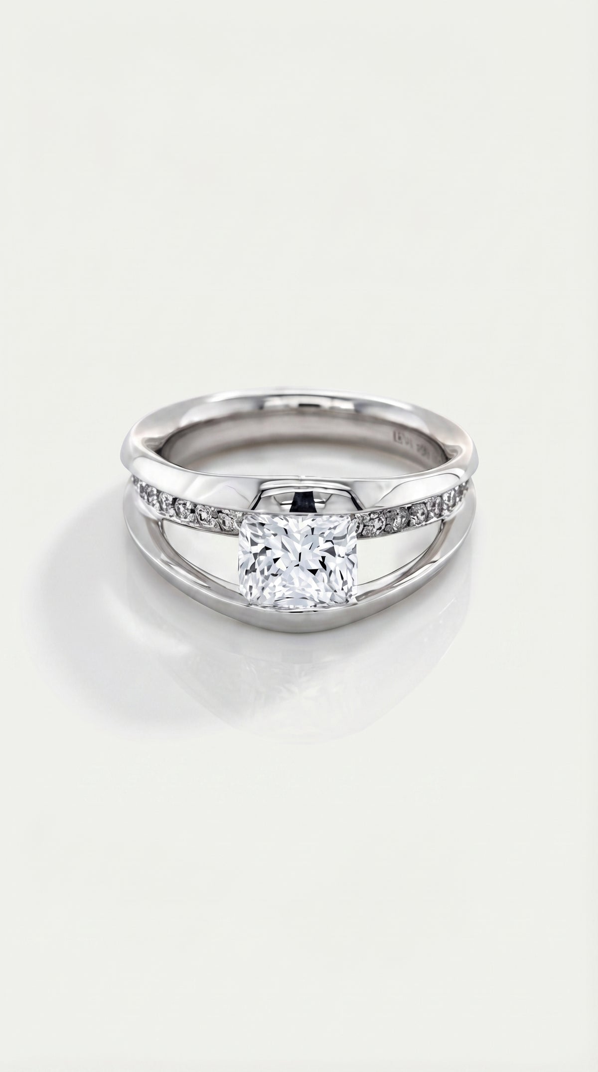 The Ellipse Cushion Cut Diamond Ring — Levendi Jewellers