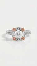 Argyle Essence - Augusta Pink Engagement Ring