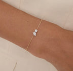Levendi Essentials - Twin Diamonds Bracelet, view 2 — Levendi Jewellers