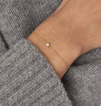Levendi Essentials - Round Diamond Fine Bracelet, view 2 — Levendi Jewellers