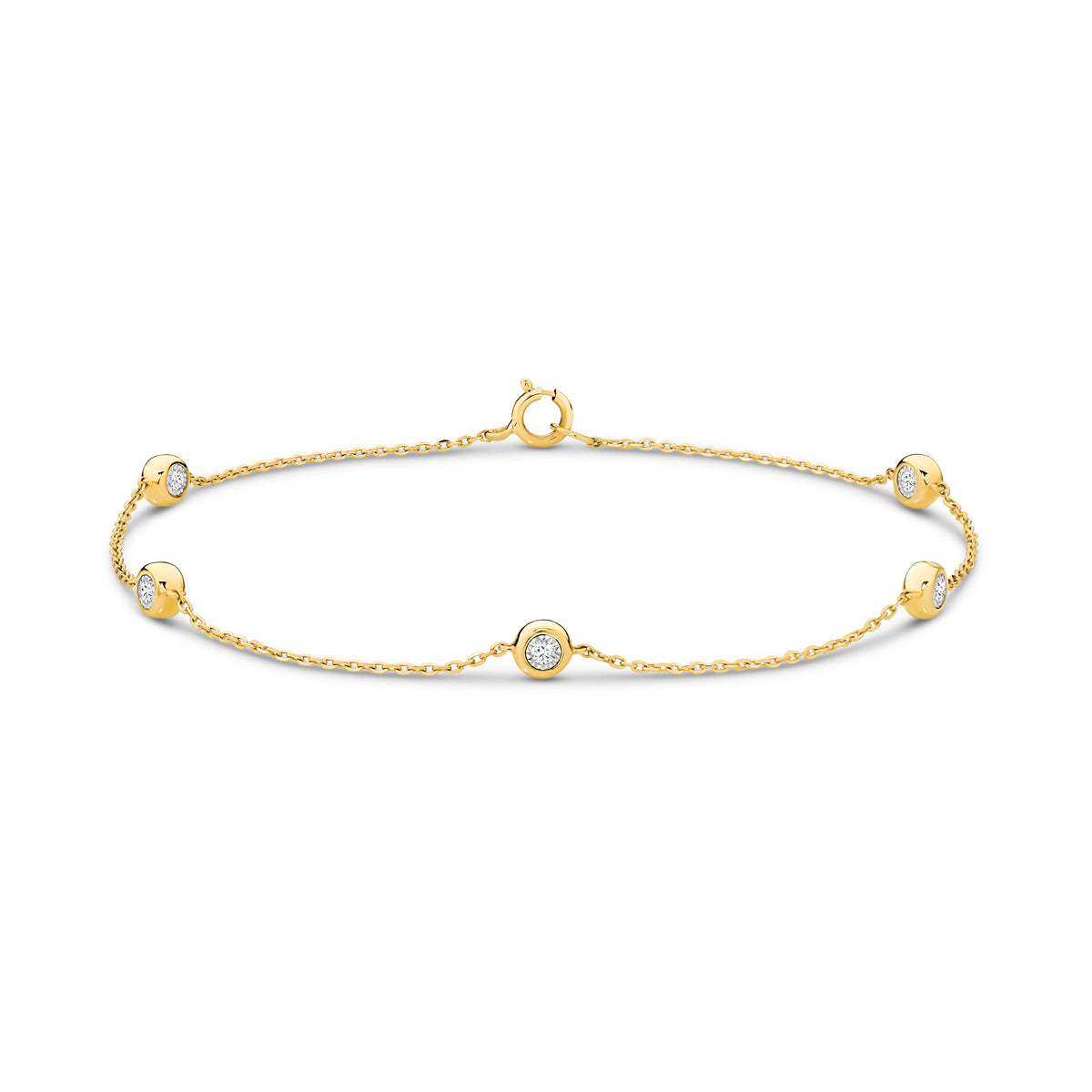 Two-sided Diamond Bezel Bracelet, view 2 — Levendi Jewellers