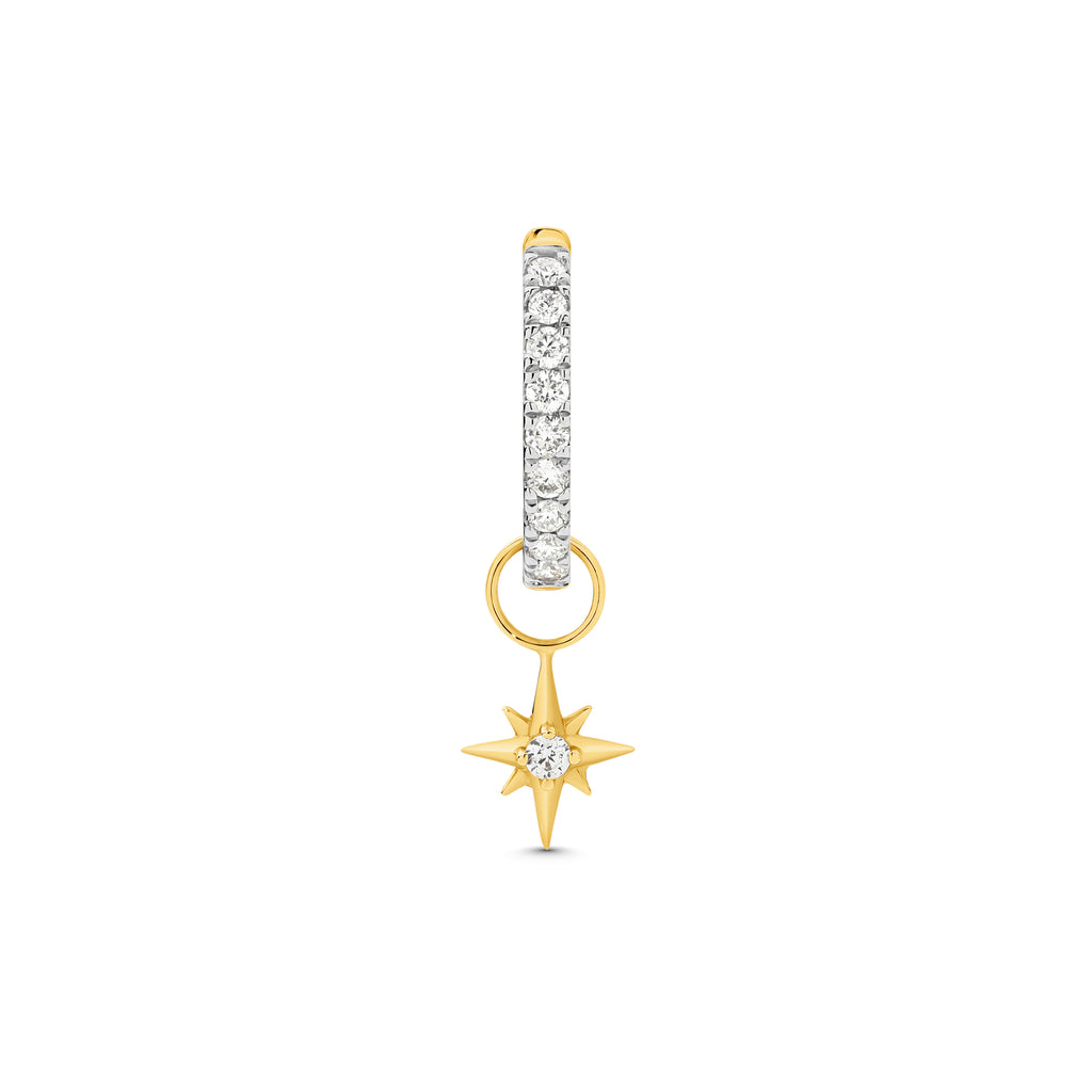 Stardust Charm for Hoops, view 2 — Levendi Jewellers