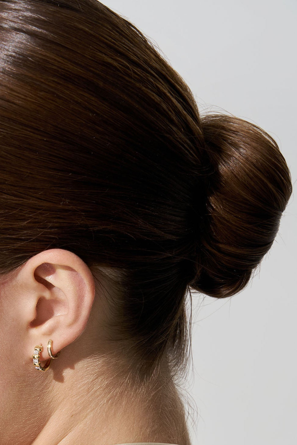 Happy Bamboo Hoop Earrings 0.10ct