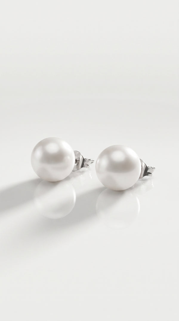 Australian South Sea Pearl 13.5 mm & Studs Earrings — Levendi Jewellers