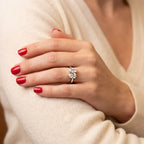 Levendi Toi & Moi - Pear cut Twins Engagement Ring, view 2 — Levendi Jewellers