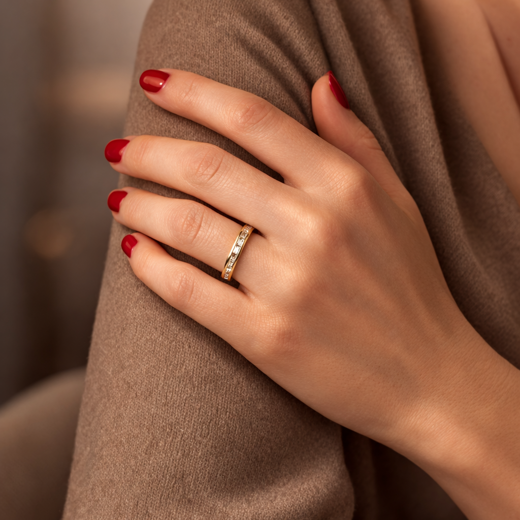 Wedding Band - Baguette Channel Setting