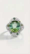 Levendi Solaris Green Tourmaline Ring